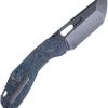 Ketuo Yakuza CF GRN SW Folding Knife Carbon Fiber Green