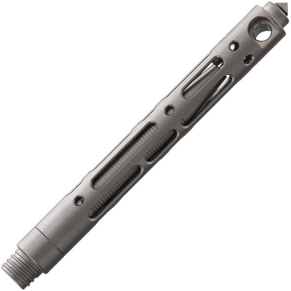 Ketuo Compact Hollow Out Pen Gray Titanium