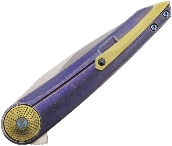 Ketuo Meridian Framelock Folding Knife M390 Titanium Blue