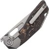 Ketuo Yakuza Framelock M390 Tanto Folding Knife Titanium Carbon Fiber
