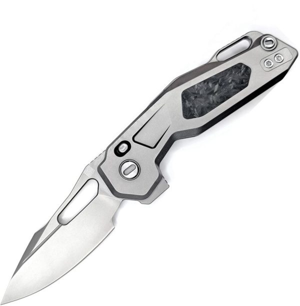 Ketuo Mini Griffin Button Linerlock Folding Knife M390 Titanium
