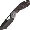 Ketuo Yakuza Framelock M390 Folding Knife Tanto Blade