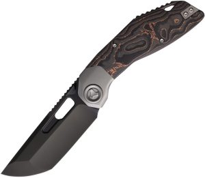 Ketuo Yakuza Framelock M390 Folding Knife Tanto Blade