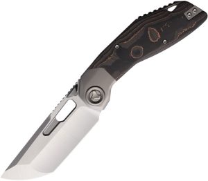 Ketuo Yakuza Framelock Folding Knife M390 Copper Carbon Fiber