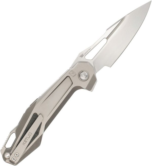 Ketuo Griffin V3 Linerlock Folding Knife 3.5" Satin M390
