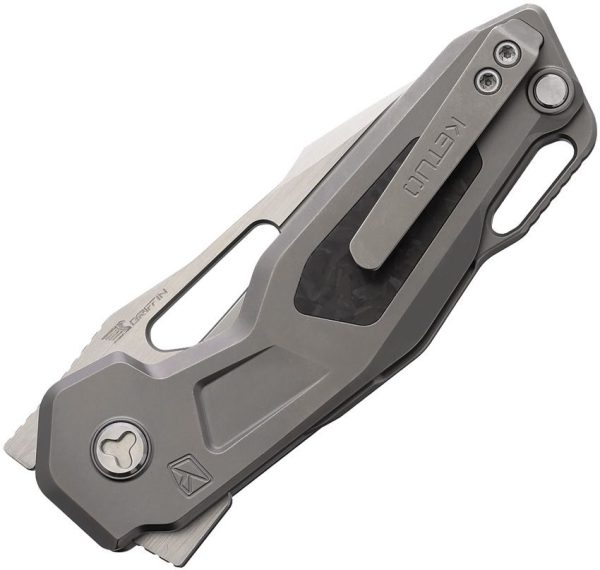 Mini Griffin Button Linerlock