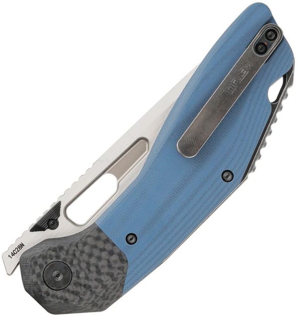 Ketuo Yakuza Linerlock M390 Satin Blue G10