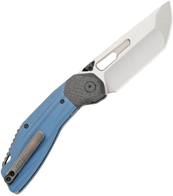 Ketuo Yakuza Linerlock M390 Satin Blue G10