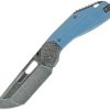 Ketuo Yakuza Linerlock Blue Folding Knife 14C28N Tanto
