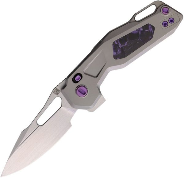 Ketuo Mini Griffin Button Lock M390 Purple