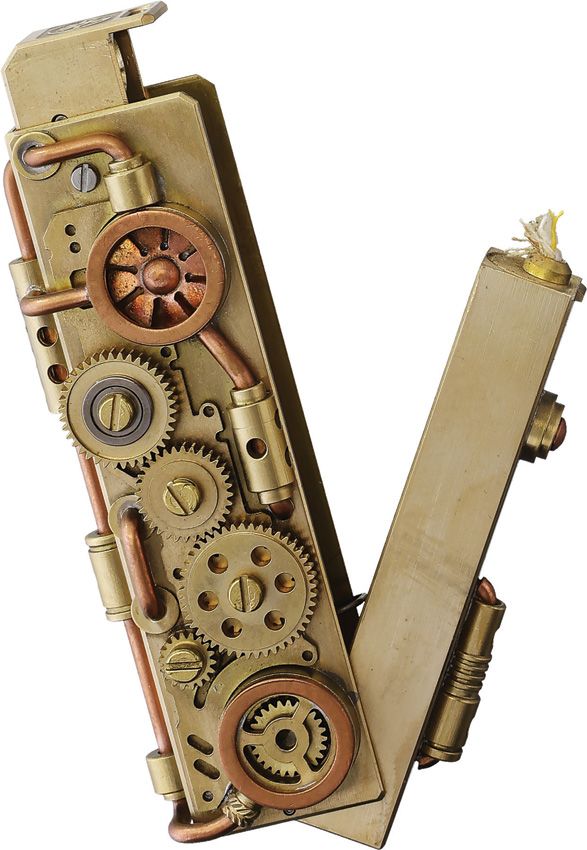 Ketuo Victory Lighter Brass Copper Red EDC Gear Gift