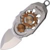 Ketuo Beetle Folder Crystalized Silver - M390 Blade