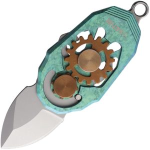 Ketuo Beetle Folder Crystalized Green - M390 Blade