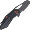 Ketuo Thorn Linerlock Black Folding Knife 14C28N Sandvik Blade