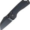 Ketuo Rhapsody Button Lock Folding Knife 14C28N Black G10