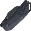 Ketuo Rhapsody Button Lock Folding Knife 14C28N Black G10