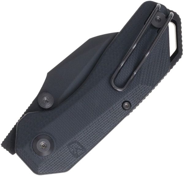 Ketuo Rhapsody Button Lock Folding Knife 14C28N Black G10