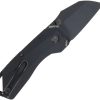 Ketuo Rhapsody Button Lock Folding Knife 14C28N Black G10