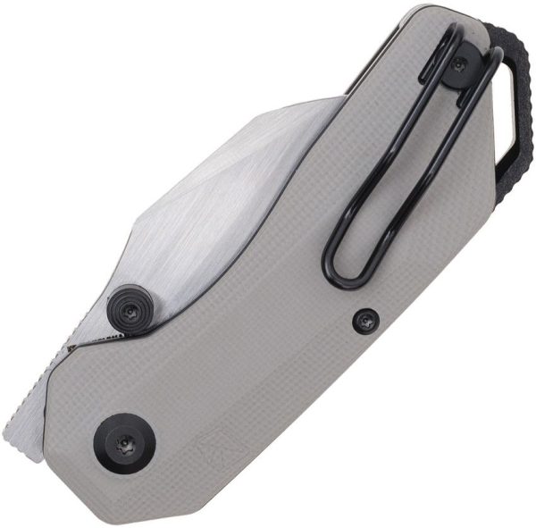 Ketuo Rhapsody Button Lock Gray Folding Knife 14C28N Sandvik
