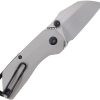 Ketuo Rhapsody Button Lock Gray Folding Knife 14C28N Sandvik