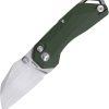 Ketuo Rhapsody Button Lock Folding Knife Green G10 14C28N