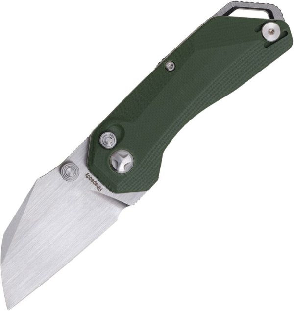 Ketuo Rhapsody Button Lock Folding Knife Green G10 14C28N