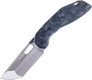 Ketuo Yakuza Linerlock Folding Knife 154CM Tanto Carbon Fiber