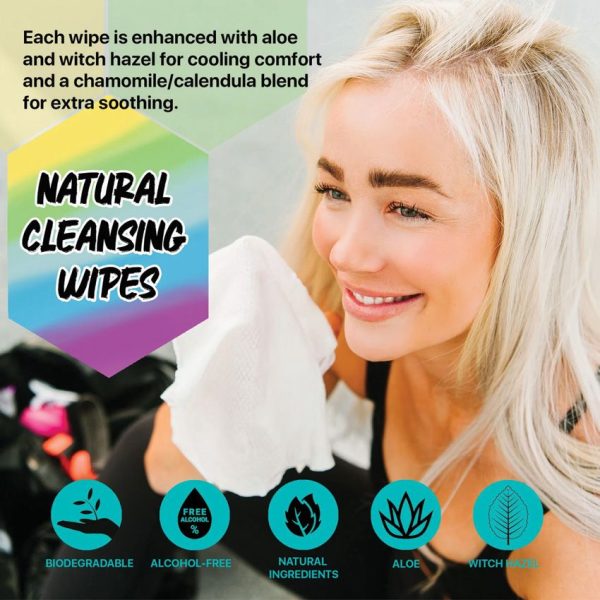 Klean Freak Body Wipes 12-Pack - Biodegradable