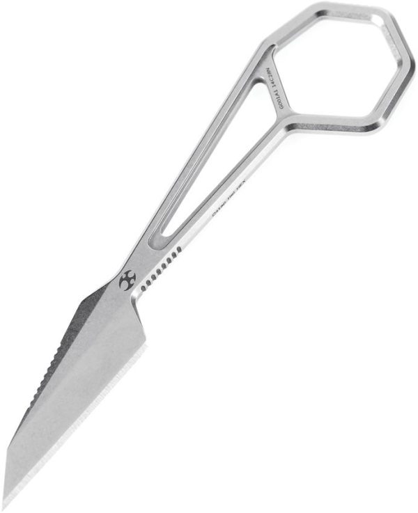 Kansept Hex Neck Knife Stonewash 14C28N