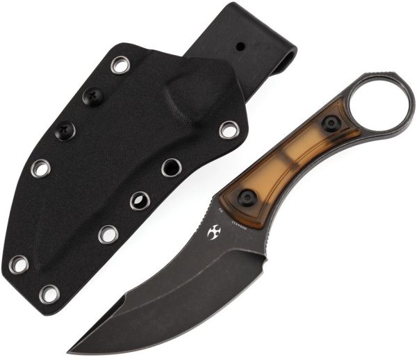 Kansept Niko Fixed Blade Amber PEI D2