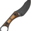 Kansept Niko Fixed Blade Amber PEI D2