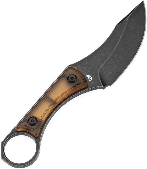 Kansept Niko Fixed Blade Amber PEI D2