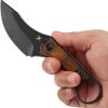 Kansept Niko Fixed Blade Amber PEI D2