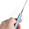 Kansept Niko Fixed Blade Blue Titanium D2