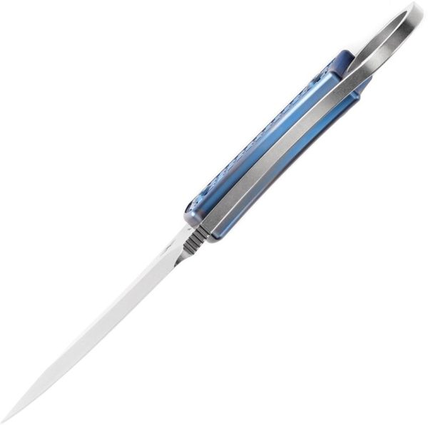 Kansept Niko Fixed Blade Blue Titanium D2