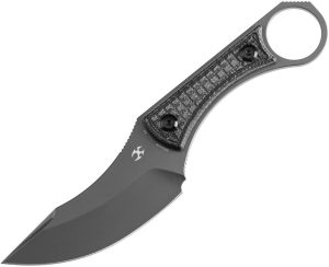 Kansept Niko Fixed Blade - Black Micarta D2