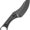 Kansept Niko Fixed Blade - Black Micarta D2