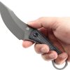 Kansept Niko Fixed Blade - Black Micarta D2