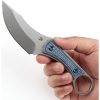 Kansept Niko Fixed Blade - Blue Micarta D2