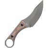 Kansept Niko Fixed Blade - Brown Micarta D2