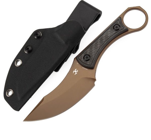 Kansept Niko Fixed Blade - Carbon Fiber Twill