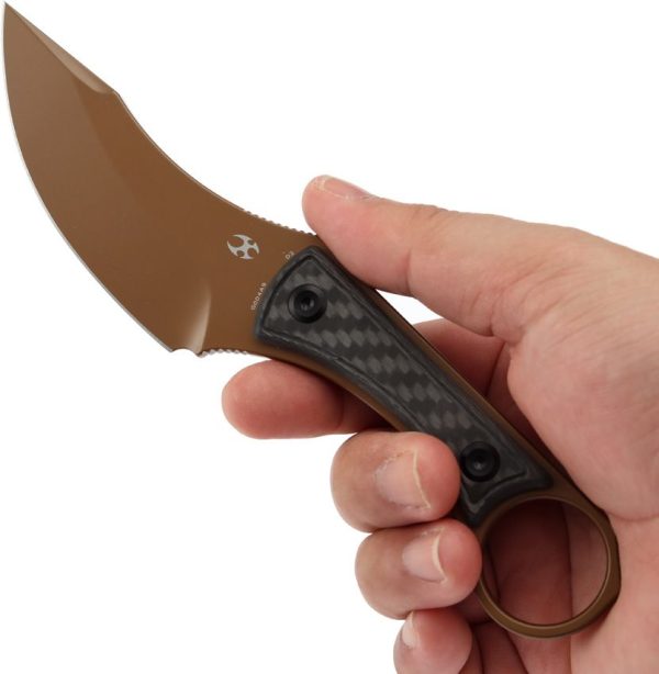 Kansept Niko Fixed Blade - Carbon Fiber Twill