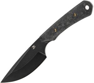 Kansept Flank Fixed Blade - Carbon Fiber Shredded