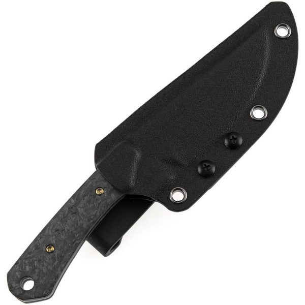 Kansept Flank Fixed Blade - Carbon Fiber Shredded