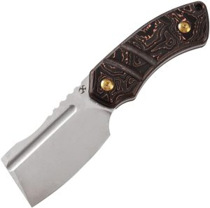 Kansept Korvid S Fixed Blade - Copper Carbon Fiber