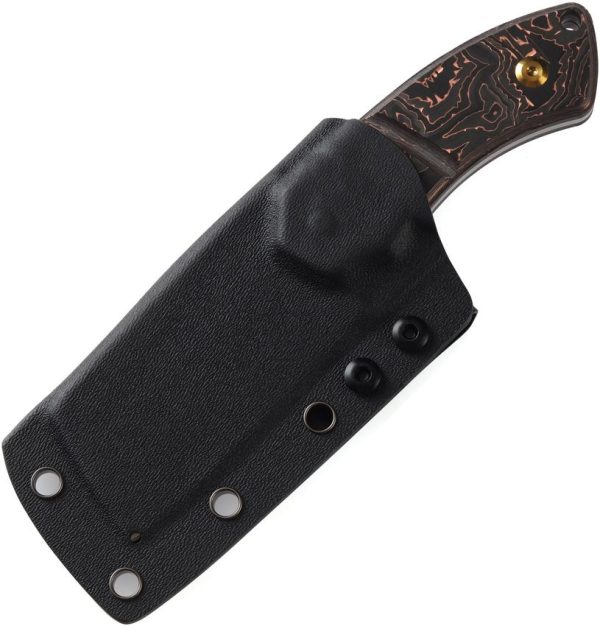 Kansept Korvid S Fixed Blade - Copper Carbon Fiber