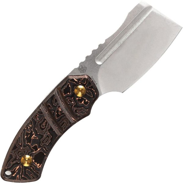 Kansept Korvid S Fixed Blade - Copper Carbon Fiber