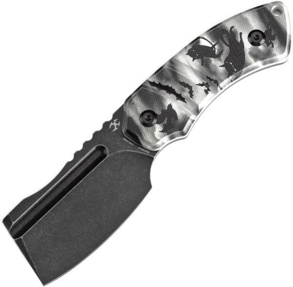 Kansept Korvid S Fixed Blade - Black Cat G10