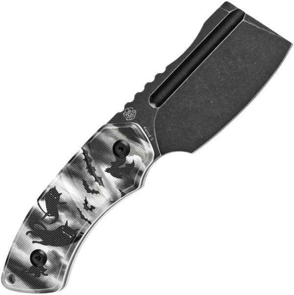 Kansept Korvid S Fixed Blade - Black Cat G10