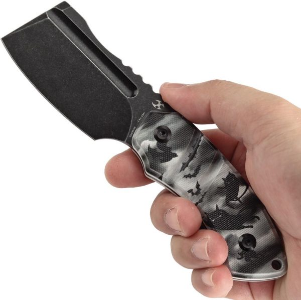 Kansept Korvid S Fixed Blade - Black Cat G10